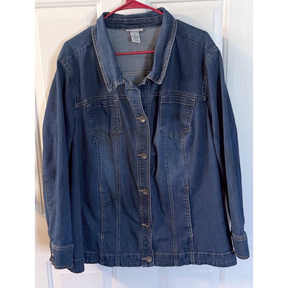 Catherines Jean Jacket Size 2X Which is 22/24
